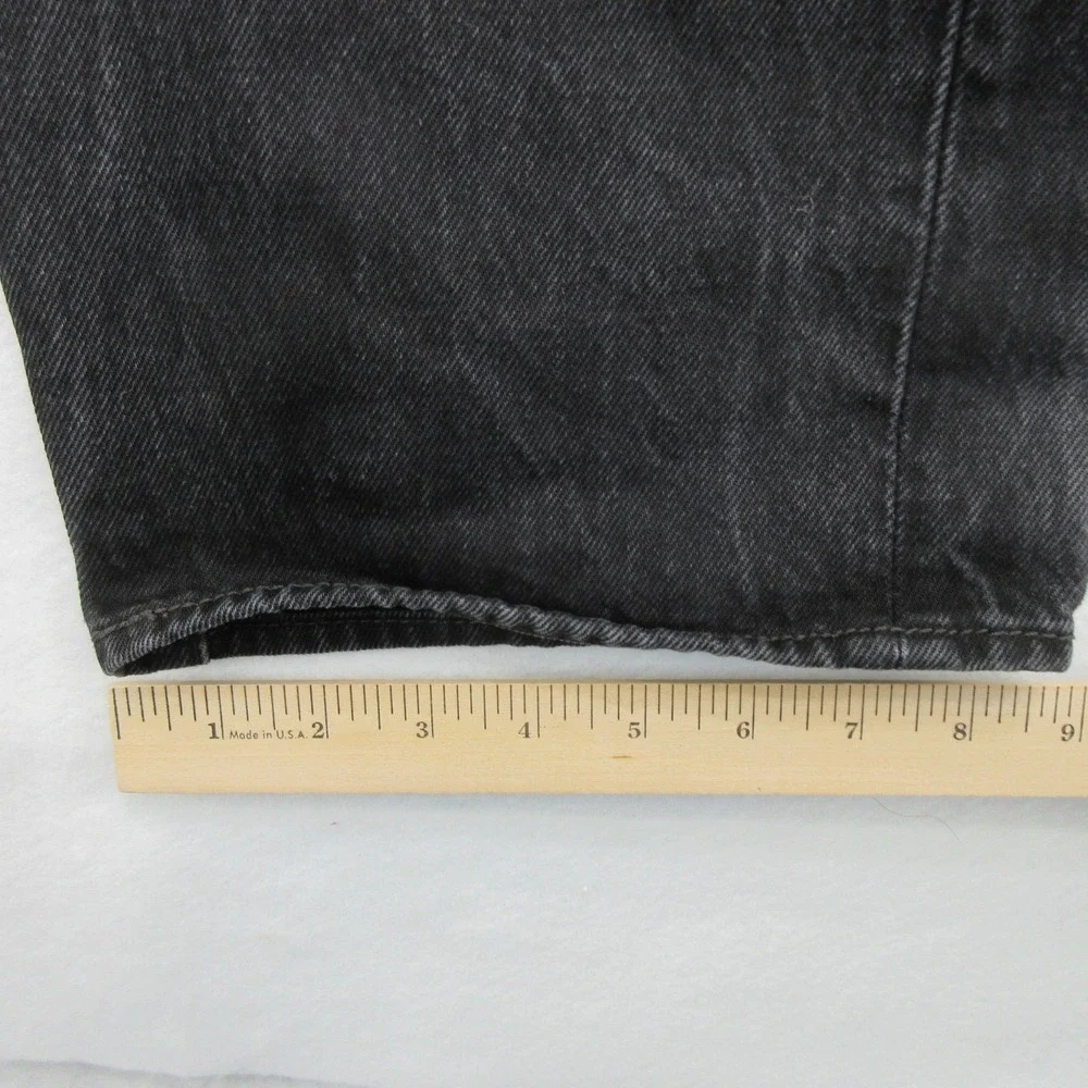 Levi's 501 Original Fit Men's Jeans Size 40x30 Black Straight Leg Denim